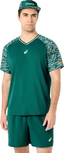 Asics Padel Court Ss Top Green XL