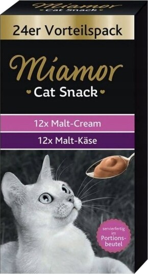 Miamor Cream Maltpaste Hairball Mix 24X15 G Miamor Cream Maltpaste Hairball Mix 24X15 G