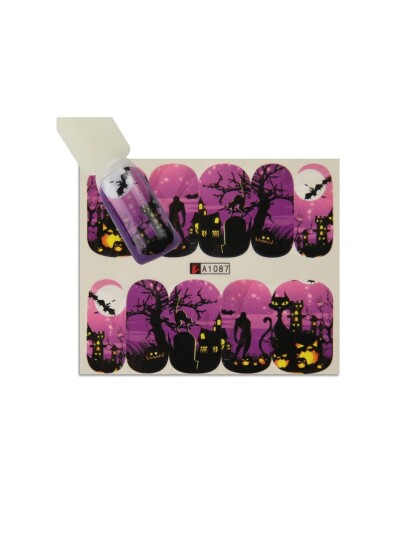 Brillbird Norge Nail art klistremerke A1087 Halloween Brillbird Norge Nail art klistremerke A1087 Halloween