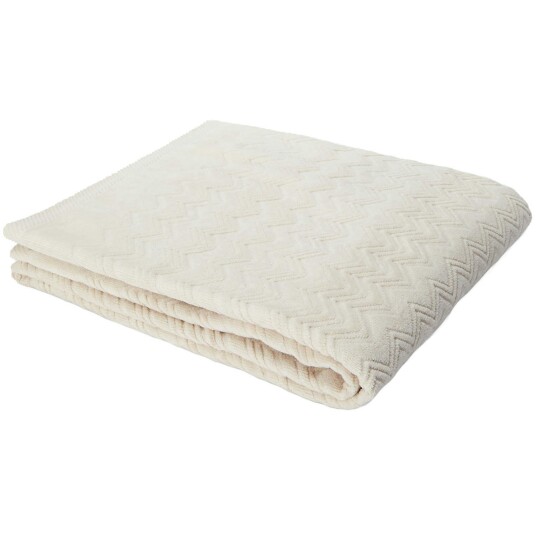 Missoni Home Chalk Badelaken 100x150 cm Cream