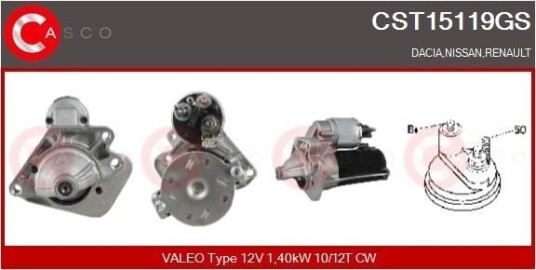CASCO CST15119GS Starter