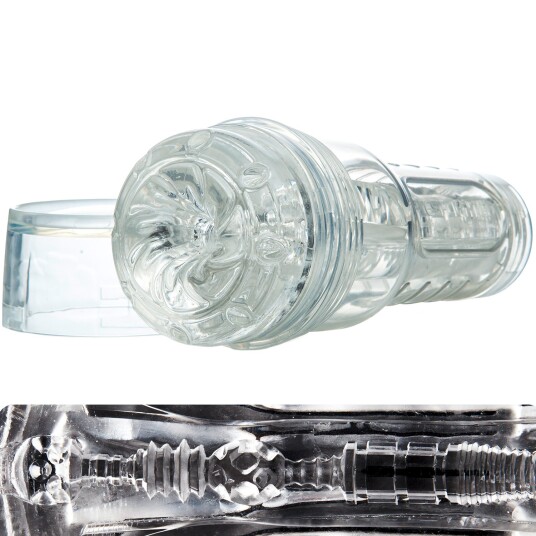 Fleshlight GO Torque Ice Gjennomsiktig Masturbator     - Klar