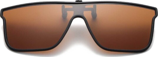 Sport Clip On Solbriller Flip Up Brown