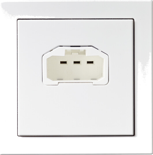 ABB AKK6 84 Lampeuttak 85 mm DCL Hvit Strømbrytere & vegguttak