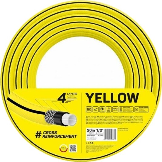 Cellfast 4Yellow Hageslange 1/2" 50m 20 Bar