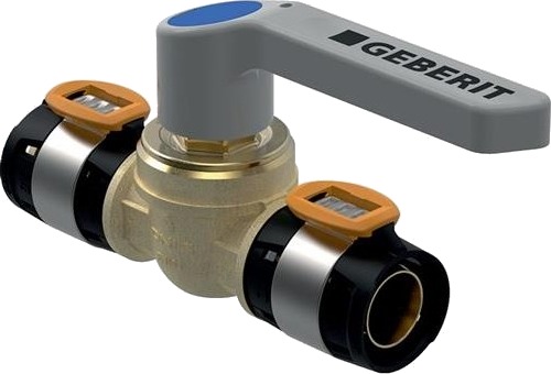 Geberit Flowfit Kugleventil M/Greb D=50 Mm Blyfri Siliciumbronze
