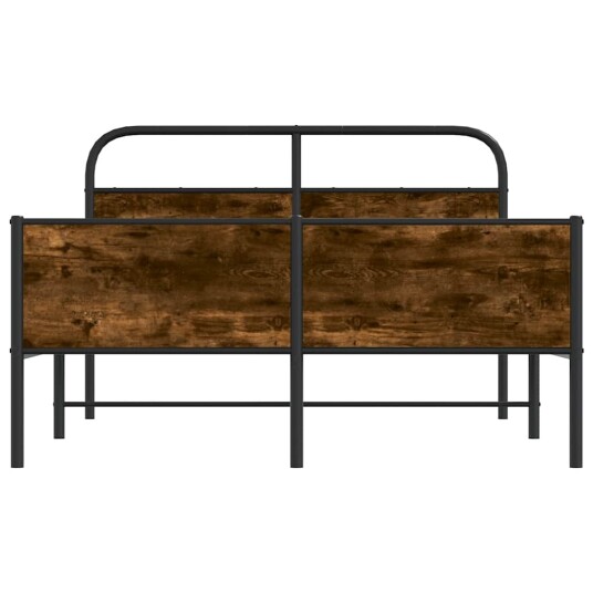 Sengeramme uten madrass sonoma eik 140x190 cm konstruert tre 8721158564863