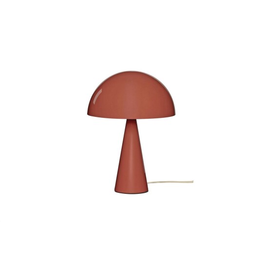 Hübsch Mush Mini bordlampe rød metall høyde 34 cm Stue 34 Rød Hübsch Mush Mini bordlampe rød metall høyde 34 cm Stue 34 Rød