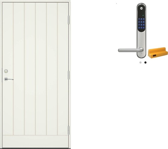 Ytterdør Swedoor Clever-Line+ Koster med Yale Entrus