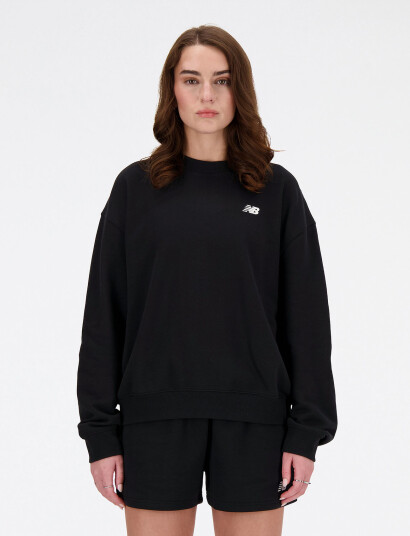 New Balance Sport Essentials French Terry Crew - Black - S
