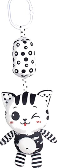 Hoogar Hoogar Cutie Cat Aktivitetsleke Svart/Hvit Hoogar Hoogar Cutie Cat Aktivitetsleke Svart/Hvit