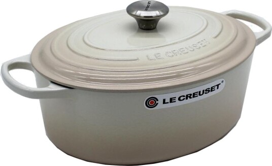 Le Creuset Signature Oval Gryte 6,75L   Meringue