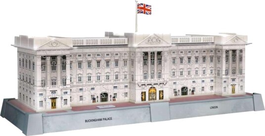 Ravensburger 3D Puslespill Iconics 216 Brikker Med Lys Buckingham Palace Ravensburger 3D Puslespill Iconics 216 Brikker Med Lys Buckingham Palace