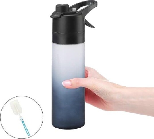 Termokopp 650ml Lekkasjesikker Spray for Utendørs Sport med Børste Drikkekopp og Stor Kapasitet Bærbar og Fordampende