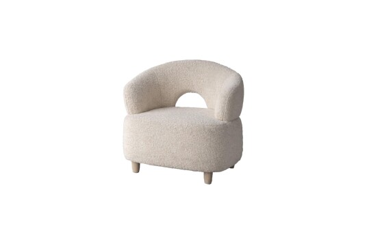 Venture Design Moglas lenestol Hvit/naturfarget Hvit