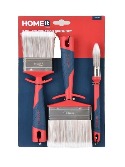 Work>It Brushes In Sets Of 1 Round And 2 Flat