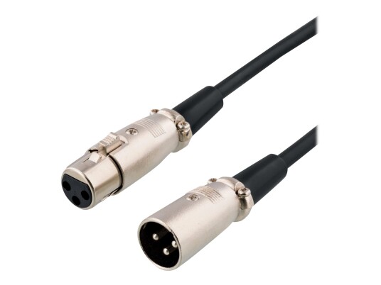 Deltaco XLR-1100 10 m Lydkabel Svart med XLR 3-Pin Tilkobling