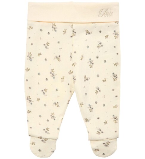 Petit By Sofie Schnoor Bukser m. Føtter   Antique White m. Bloms   Sofie Schnoor   56   Bukser   bomull   Hvit
