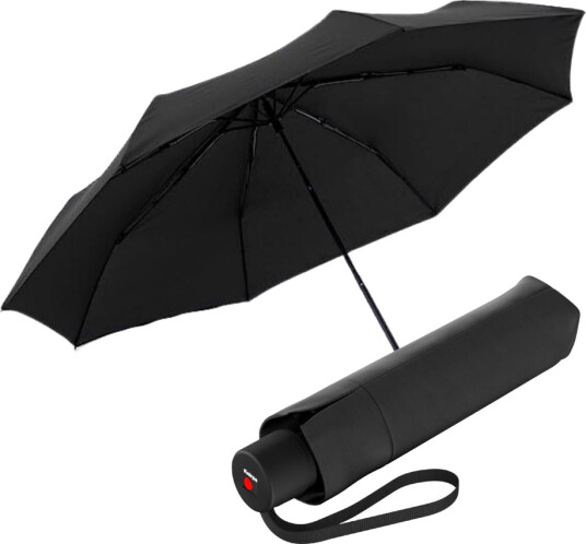 Knirps A.050 Medium manuell paraply Svart Knirps A.050 Medium manuell paraply Svart
