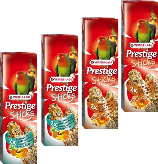 Versele Laga Prestige Blandet Pakke Sticks Parakitter 4 X 2 Sticks 560 G Versele Laga Prestige Blandet Pakke Sticks Parakitter 4 X 2 Sticks 560 G