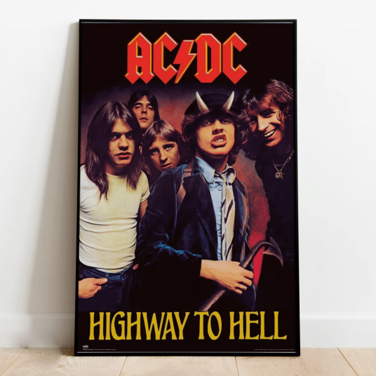 AC/DC Plakat Highway to Hell    91,5 x 61 cm