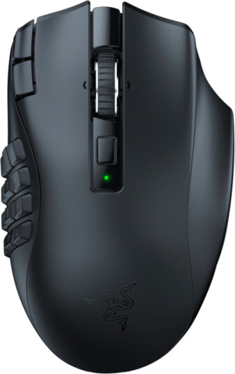Razer Naga V2 HyperSpeed Trådløs Gamingmus med 21 Knapper - Svart Razer Naga V2 HyperSpeed Trådløs Gamingmus med 21 Knapper - Svart
