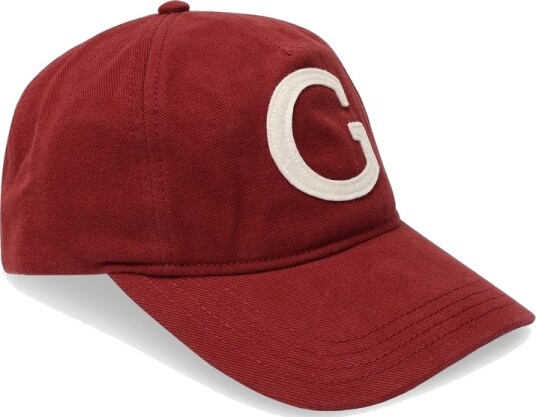 Gant G Badge Moleskin Cap Burgundy ONE SIZE