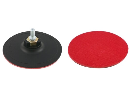 Proline Gummibakplate 125mm M14 Med Borrelås Og Adapter Proline Gummibakplate 125mm M14 Med Borrelås Og Adapter