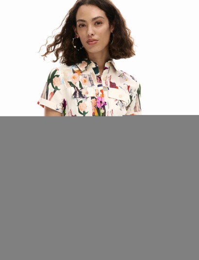 Desigual Vest_Fini 1008 Beige Crude Xl Cream XL Desigual Vest_Fini 1008 Beige Crude Xl Cream XL