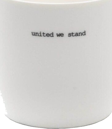 Sögne Home Krus united we stand 30 cl hvit