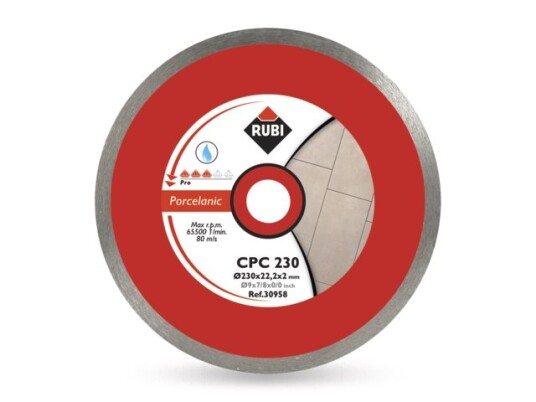 Rubi CPC 200 Diamantblad for Våtklipping av Porselen Rubi CPC 200 Diamantblad for Våtklipping av Porselen