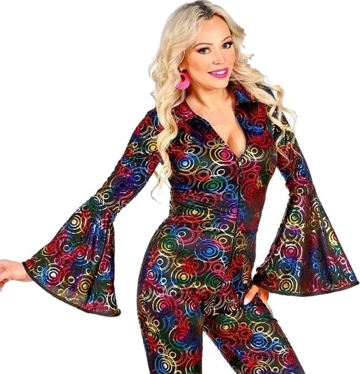 Widmann 70 Talls Disco Jumpsuit Kostyme