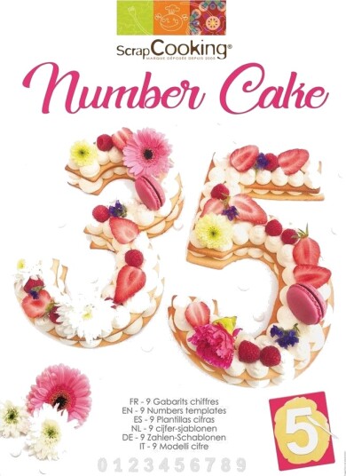 Scrapcooking Kakemaler  Tall Pk/9 