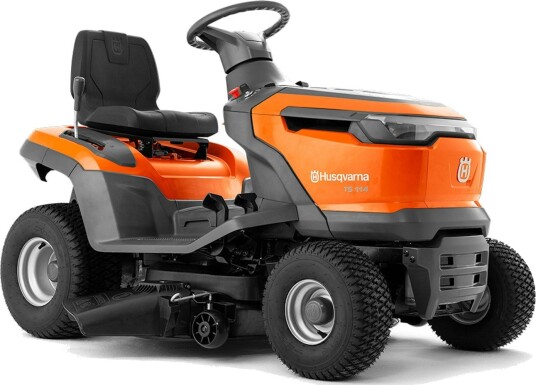 Husqvarna TS 114 hagetraktor - - Batteritrimmer på kjøpet Husqvarna TS 114 hagetraktor - - Batteritrimmer på kjøpet