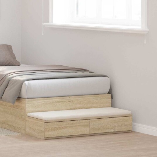 Sengekurver i Sonoma Eik 90x36,5x16,5 cm Laget av tre