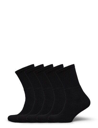 10Pack Recycle Tennis Sock Black Lindbergh BLACK 40-47