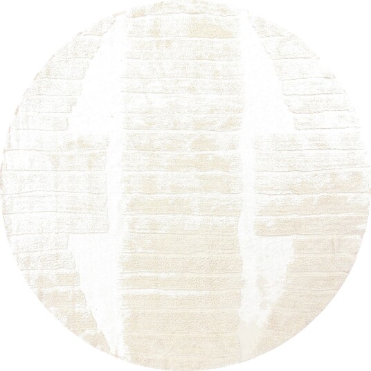 Rundt teppe Rani Natural Cotton Shaggy off white Størrelse: Ø 240 cm Rundt teppe Rani Natural Cotton Shaggy off white Størrelse: Ø 240 cm