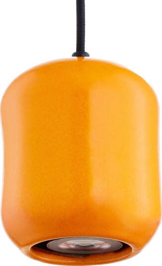 Hengelampe SIGMA Ceramic Barell Oransje Stue Keramikk 10 10 Oransje