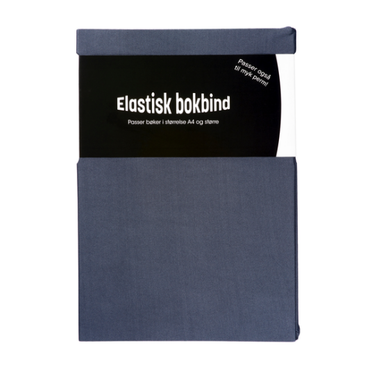 Bokbind elastisk til mykt omslag blå Bokbind elastisk til mykt omslag blå