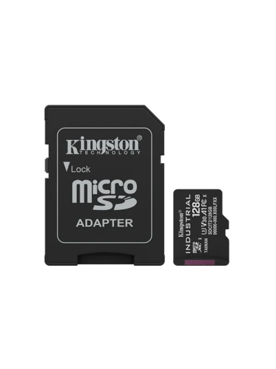 Kingston Industrial microSD/SD 100MB/s 128GB