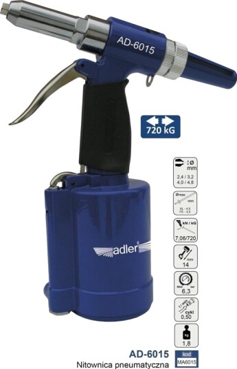 Adler Adler Pneumatisk Naglepistol Ad 6015
