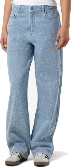 NOISY MAY Nmjannel Hw Loose Jeans Fo088Lb Noos - Blue - 26 x 30 NOISY MAY Nmjannel Hw Loose Jeans Fo088Lb Noos - Blue - 26 x 30