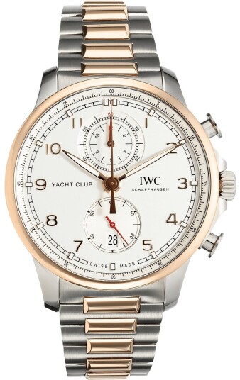 IWC Herreklokke IW390703 Portugieser Sølvfarget/18 karat rosé gull