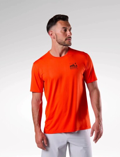 ROSSIGNOL M Graphic Active Tee - Orange - S