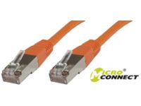 MicroConnect nettverkskabel - 7 m - oransje