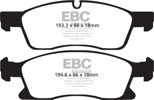 EBC Brakes DP1871 Bremseklosser EBC Brakes DP1871 Bremseklosser