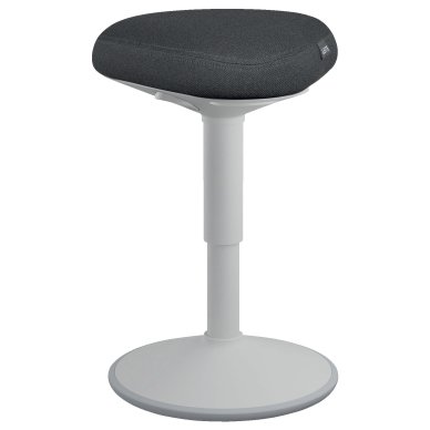Leitz Ergo Active Balansestol Ergonomisk Lysgrå med Komfortsete