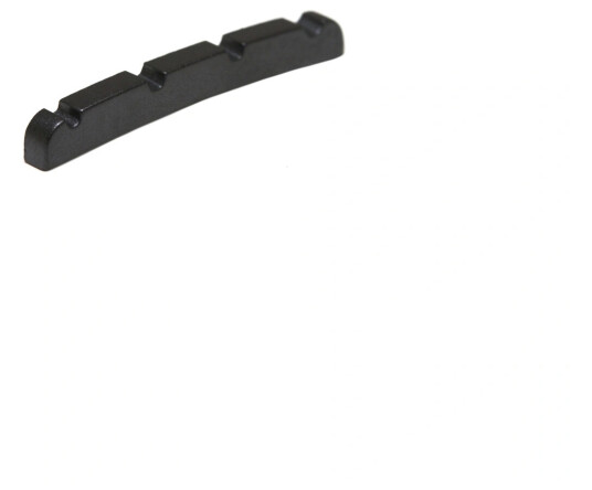 Graph Tech Pt-1214-00 Svart Tusq Xl Slotted Bass Nut, 4-String, Curved