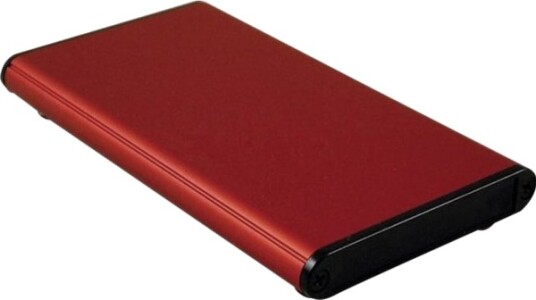Hammond Electronics 1455A1202RD 120 × 70 × 12 mm Aluminium Rød Kabinett