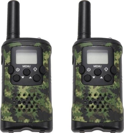 Walkie-talkier for barn 4–12 år, 8 kanaler, LCD-skjerm
